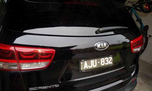 Kia Car Scratch Repair Before